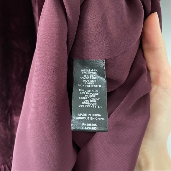 Rebecca Taylor Ruched Velvet Mini Dress - Picture 13 of 13